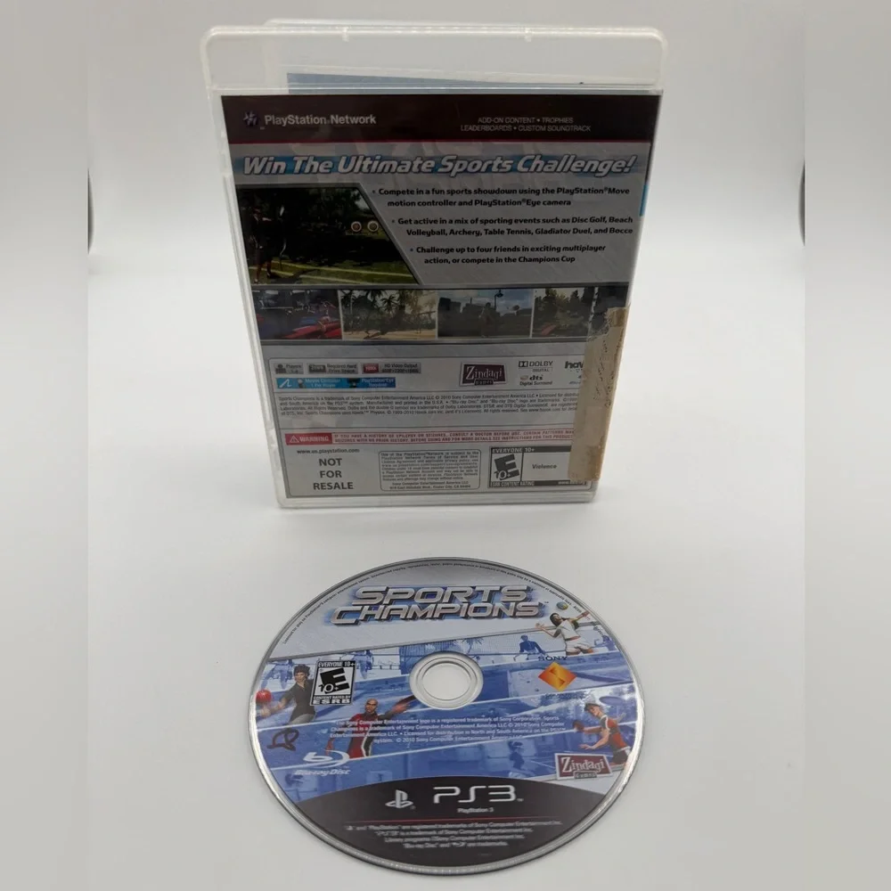 Sony PS3 Sports Champions Game - Blue and White
